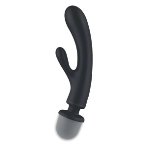 Satisfyer Triple Lover - wibrator łechtaczkowy szary - 4