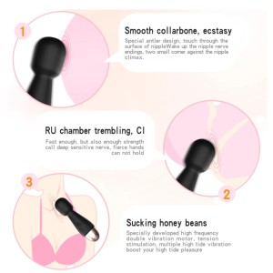 Power Escorts masażer łechtaczki wodoodporny, 10 trybów – różowy - 4