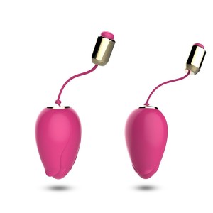 Mandala Rose Pink jajeczko wibrujące z pilotem, ciche – różowe - 1