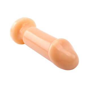 Large Slim realistyczne dildo elastyczne – 20 cm, cieliste, T-Skin materiał - 4