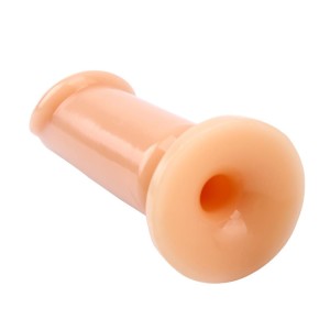 Large Slim realistyczne dildo elastyczne – 20 cm, cieliste, T-Skin materiał - 5