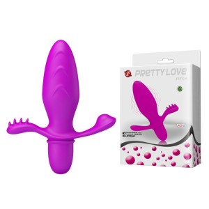Pretty Love Fitch korek analny wibrujący silikonowy 10 funkcji - 1