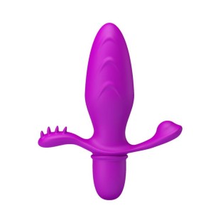 Pretty Love Fitch korek analny wibrujący silikonowy 10 funkcji - 2