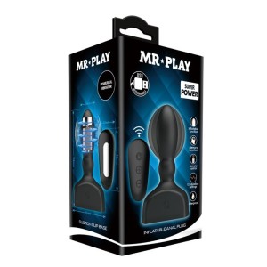 Mr Play analny korek pompowany wibrujący - 6