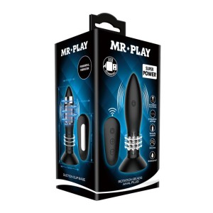 Mr Play Rotation Beads analny korek wibrujący z zdalnym pilotem - 6