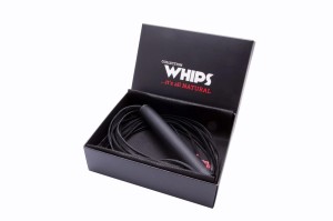WHIPS pejcz BDSM skórzany – ręcznie wykonany, 60 cm, czarny - 1