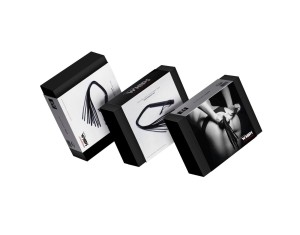 WHIPS pejcz BDSM skórzany – ręcznie wykonany, 60 cm, czarny - 3