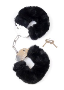 Fetish B-Series Furry Cuffs kajdanki erotyczne pluszowe – na kluczyk