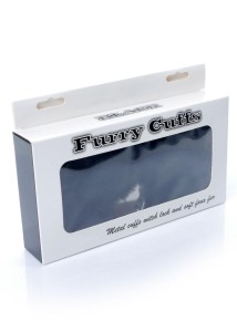 Fetish B-Series Furry Cuffs kajdanki erotyczne pluszowe – na kluczyk - 5