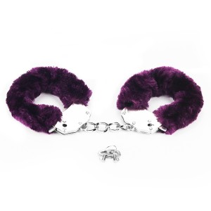 Lovetoy Fluffy Handcuffs kajdanki BDSM wyściełane – na kluczyk - 6
