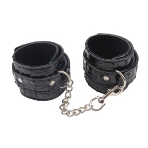 Surrender Ankle Restraints kajdanki BDSM regulowane – PU, na kostki - 2