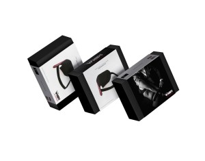 WHIPS Opaski na oczy z naturalnej skóry – ręcznie robione, czarne - 4