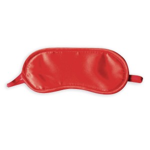 RED BLINDFOLD opaska na oczy satynowa – wyściełana, czerwona - 1