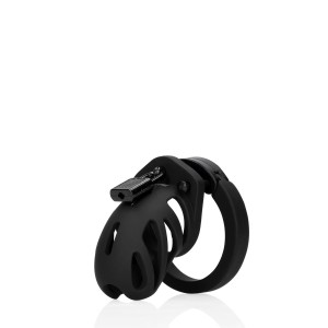 ManCage Model 23 pas cnoty męski silikonowy – 6,5 cm, czarny - 1