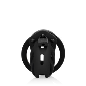 ManCage Model 23 pas cnoty męski silikonowy – 6,5 cm, czarny - 2