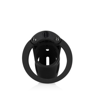 ManCage Model 23 pas cnoty męski silikonowy – 6,5 cm, czarny - 6