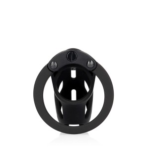 Mancage Model 24 pas cnoty męski silikonowy – czarny, 9 cm - 2