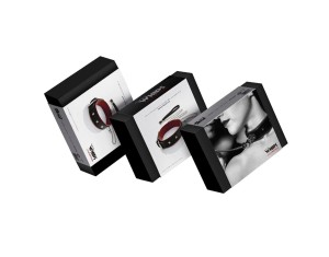 WHIPS obroża skórzana z ćwiekami – smycz 120 cm, regulowana - 5