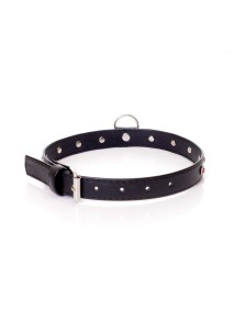 Fetish B Series Collar obroża – z różowymi kryształkami, 2 cm - 2