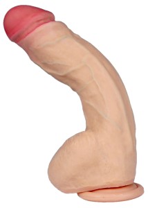 Dionizos dildo realistyczne z przyssawką – 24 cm, naturalne, ultra elastyczne - 5