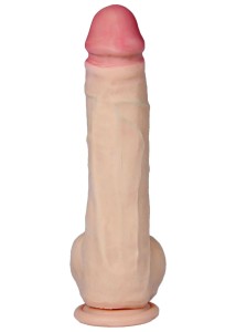 Dionizos dildo realistyczne z przyssawką – 24 cm, naturalne, ultra elastyczne - 6
