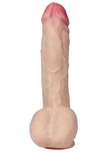 Dionizos dildo realistyczne z przyssawką – 24 cm, naturalne, ultra elastyczne - 7