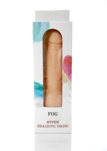 FOG dildo realistyczne z przyssawką – 20 cm, naturalne, ultra miękkie - 2