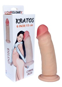 KRATOS dildo realistyczne z przyssawką – 15 cm, naturalne, ultra miękkie - 6
