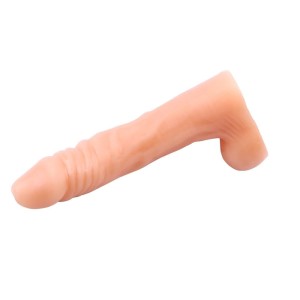 Spread Me dildo realistyczne elastyczne – 18 cm, cieliste, T-Skin - 4