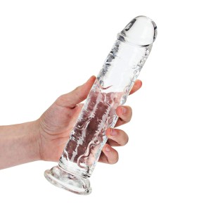 RealRock dildo żelowe – 23 cm, przezroczyste - 6