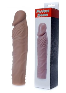Perfect Sleeve Mulatto nakładka na penisa – realistyczna, +4 cm - 6