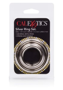 Silver Ring pierścień bez wibracji mocne trzymanie – 3-częściowy zestaw srebrny - 2