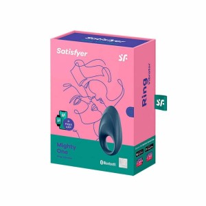 Satisfyer Mighty One - pierścień erekcyjny sterowany telefonem niebieski - 6