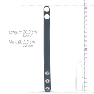 Boners Cock Strap pierścień erekcyjny regulowany z silikonu - 5