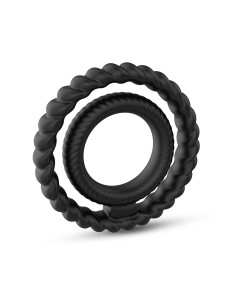 DUAL RING pierścień erekcyjny elastyczny, wodoodporny – silikonowy - 1