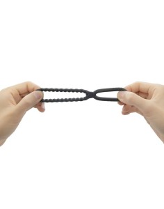 DUAL RING pierścień erekcyjny elastyczny, wodoodporny – silikonowy - 8