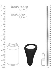 Loveline pierścień wibrujący z wieloma prędkościami niebieski - 10