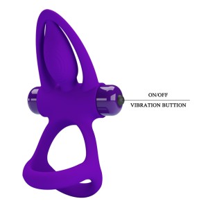 PRETTY LOVE - VIBRATION COCK RING, 10 vibration functions - 4