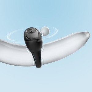 Oring Black pierścień wibrujący z 9 funkcjami i silikonem - 7