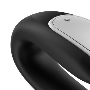 Satisfyer Double Fun - wibrator sterowany telefonem czarny - 2