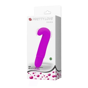 PRETTY LOVE mini wibrator punktu G 10 funkcji - fioletowy - 7