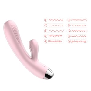 B-Series wibrator punktu G wodoodporny z funkcją grzania - różowy - 3