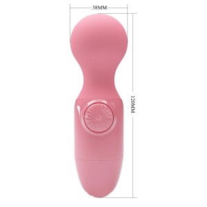 Pretty Love mini wibrator kompaktowy - różowy silikonowy - 11
