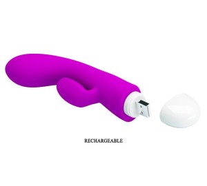 Pretty Love wibrator króliczek 30 funkcji - głęboki róż - 7