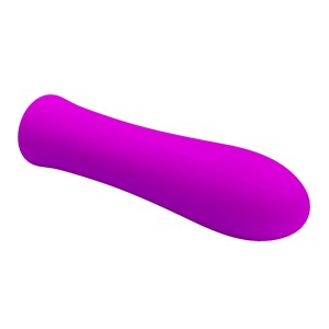 Pretty Love mini wibrator 12 funkcji - fioletowy teksturowany - 4