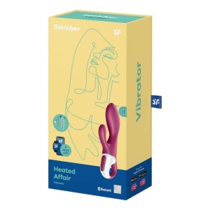 Satisfyer Heated Affair - wibrator ogrzewany czarny - 1