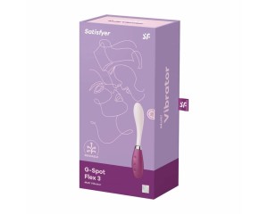 Satisfyer G-Spot Flex 3 - wibrator punktu G czerwony - 4