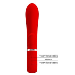 Pretty Love wibrator punktu G 7 funkcji - czerwony USB - 10