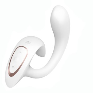 Satisfyer G For Goddess 1 - wibrator punktu G biały - 1