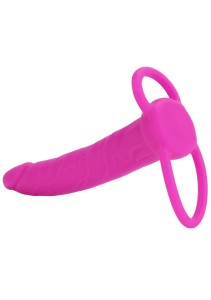 Silicone Dual Penetrator strap-on bez uprzęży – podwójny, silikonowy - 3